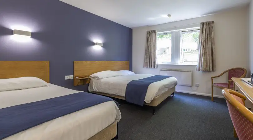 Bedroom with two beds