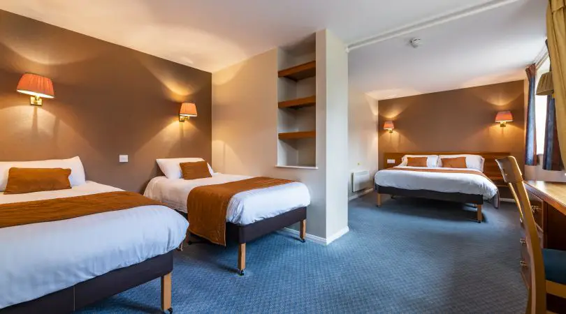 Spacious family bedroom