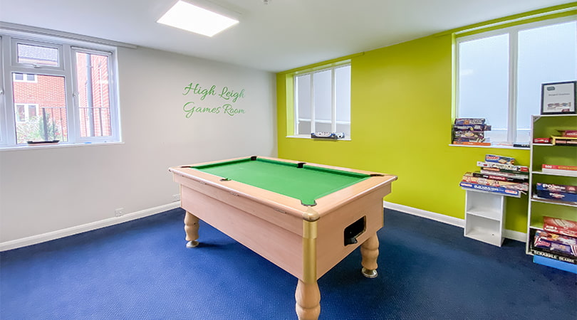 The games room