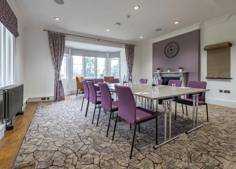 Meeting room with stylish decor