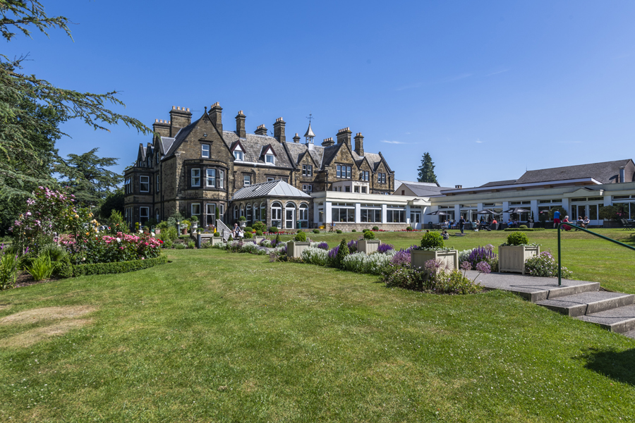 The Hayes Centre during the summer showing beautiful colour and vibrance