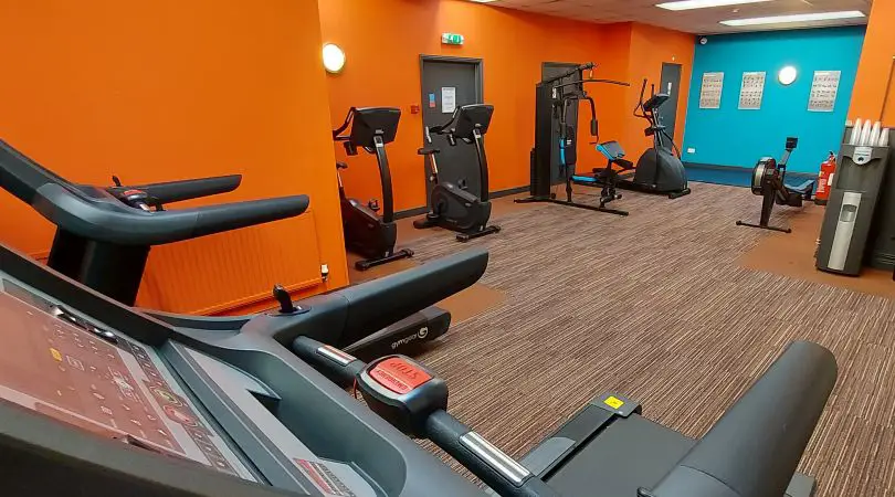 Indoor gym for visitors